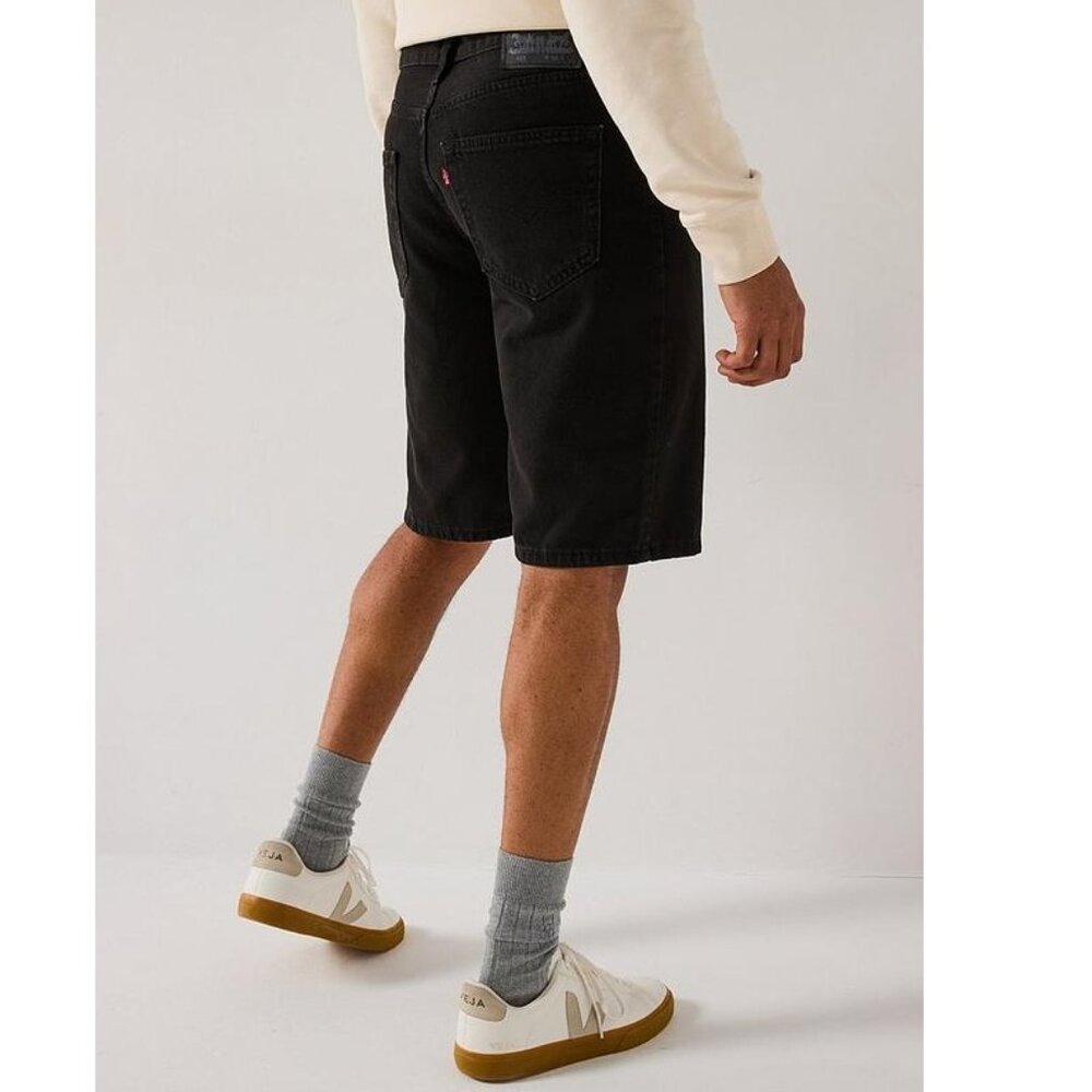 NEW Levi's 469 Loose Men's Jean Shorts Black Retro 90s Style Size 36" X 12"L